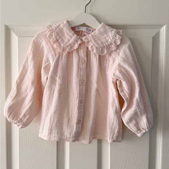 Zara Other - Zara Baby Pink Blouse